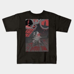 Bloody barber Kids T-Shirt